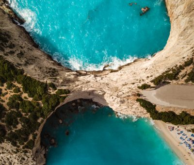 Aerial View Of Mediterranean Cliffs