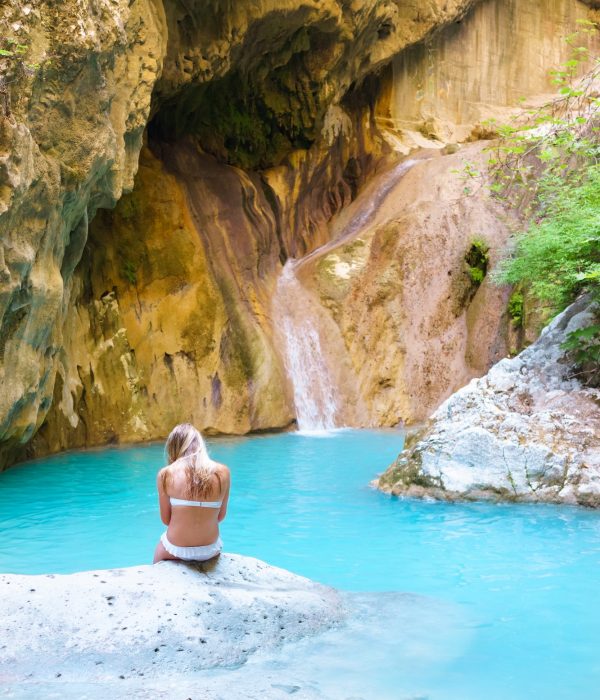 natural pool in lefkada